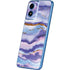 Blue Violet Watercolor Geode Moto G Play 4G (2024) Skin