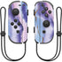 Blue Violet Watercolor Geode Nintendo Skins