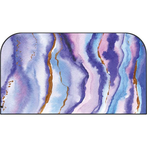 Blue Violet Watercolor Geode Nintendo Switch 2 (2025) with Joy-Con Skin