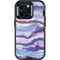 Blue Violet Watercolor Geode Otterbox Defender iPhone Skin