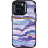 Blue Violet Watercolor Geode Otterbox Defender iPhone Skin