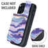 Blue Violet Watercolor Geode Otterbox Defender iPhone Skin