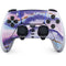 Blue Violet Watercolor Geode PS5 DualSense Edge Pro Controller Skin