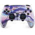 Blue Violet Watercolor Geode PS5 DualSense Edge Pro Controller Skin