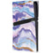Blue Violet Watercolor Geode PS5 Pro Console Skin