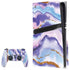 Blue Violet Watercolor Geode PlayStation PS5 Skins