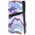 Blue Violet Watercolor Geode PS5 Pro Disk Console Skin
