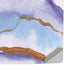 Blue Violet Watercolor Geode PS5 Slim Digital Edition Console Skin