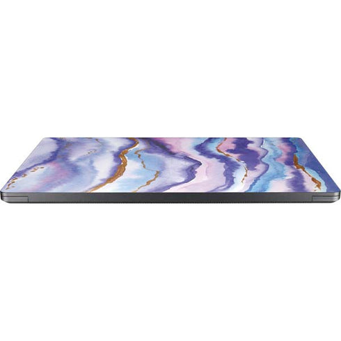 Blue Violet Watercolor Geode Surface Laptop 7 15in Skin