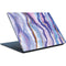 Blue Violet Watercolor Geode Surface Laptop Skin