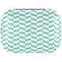 Blue White Chevron Amazon Echo Buds Skin