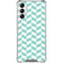 Blue White Chevron Gabb Phone 4 Clear Case