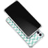 Blue White Chevron Gabb Phone 4 Clear Case