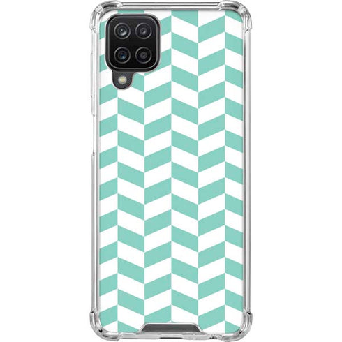 Blue White Chevron Galaxy Cases