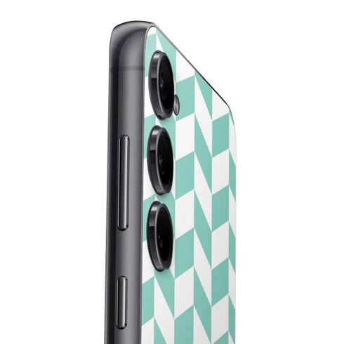 Blue White Chevron Galaxy A16 5G Skin