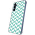 Blue White Chevron Galaxy A35 5G Clear Case
