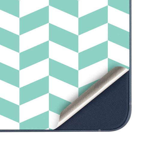 Blue White Chevron Galaxy A35 5G Skin