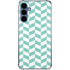 Blue White Chevron Galaxy A55 5G Clear Case