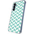 Blue White Chevron Galaxy A55 5G Clear Case