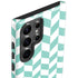 Blue White Chevron Galaxy S23 Ultra Pro Case