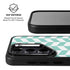 Blue White Chevron Galaxy S24 FE Kickstand Case