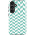 Blue White Chevron Galaxy S25 Plus Impact Case