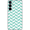 Blue White Chevron Galaxy S25 Plus Skin