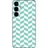 Blue White Chevron Galaxy S25 Plus Skin