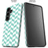 Blue White Chevron Galaxy S26 Impact Case