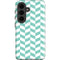 Blue White Chevron Galaxy S26 Plus Impact Case