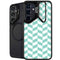 Blue White Chevron Galaxy S26 Plus Kickstand Case