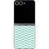 Blue White Chevron Galaxy Z Flip6 Skin