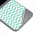 Blue White Chevron Galaxy Z Flip6 Skin