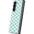 Blue White Chevron Galaxy Z Fold5 5G Skin