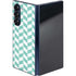 Blue White Chevron Galaxy Z Fold6 Skin