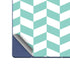 Blue White Chevron Galaxy Z Fold6 Skin