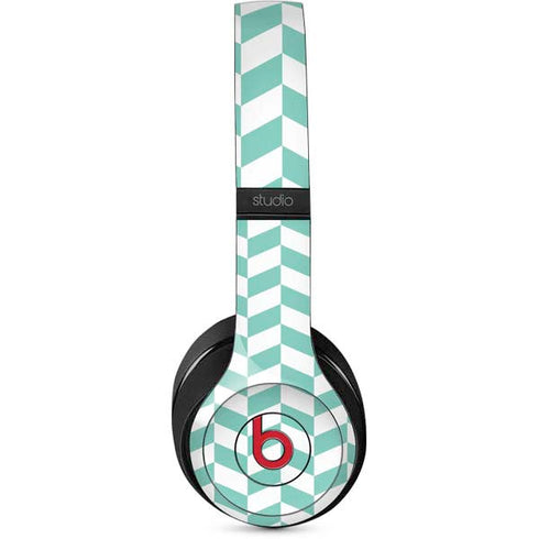 Blue White Chevron Studio Wireless Skin