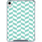 Blue White Chevron iPad 11th Gen (2025) Clear Case