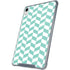 Blue White Chevron iPad 11th Gen (2025) Clear Case