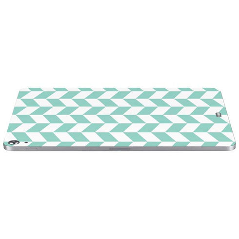 Blue White Chevron Apple iPad Air Skin