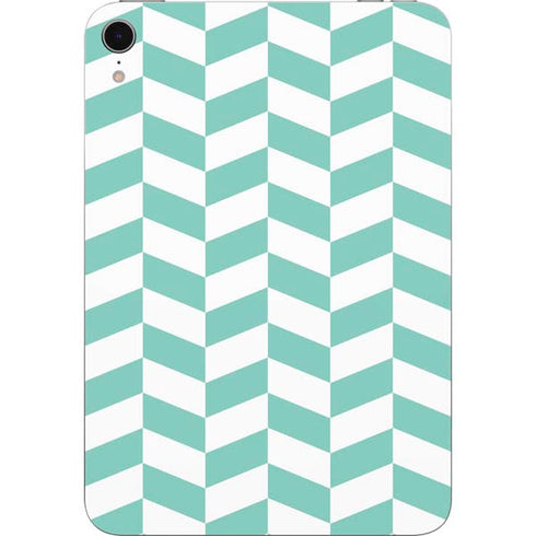 Blue White Chevron Apple iPad Mini Skin