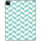 Blue White Chevron iPad Pro 11in (2024) Clear Case