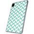 Blue White Chevron iPad Pro 11in (2024) Clear Case