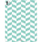 Blue White Chevron iPad Pro 13in M4 (2024) Skin
