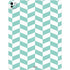 Blue White Chevron iPad Pro 13in M4 (2024) Skin