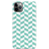 Blue White Chevron iPhone Cases