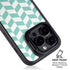 Blue White Chevron iPhone 14 Pro Max Kickstand Case