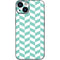 Blue White Chevron iPhone Skins