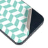 Blue White Chevron iPhone 15 Skin