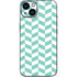 Blue White Chevron iPhone 15 Skin